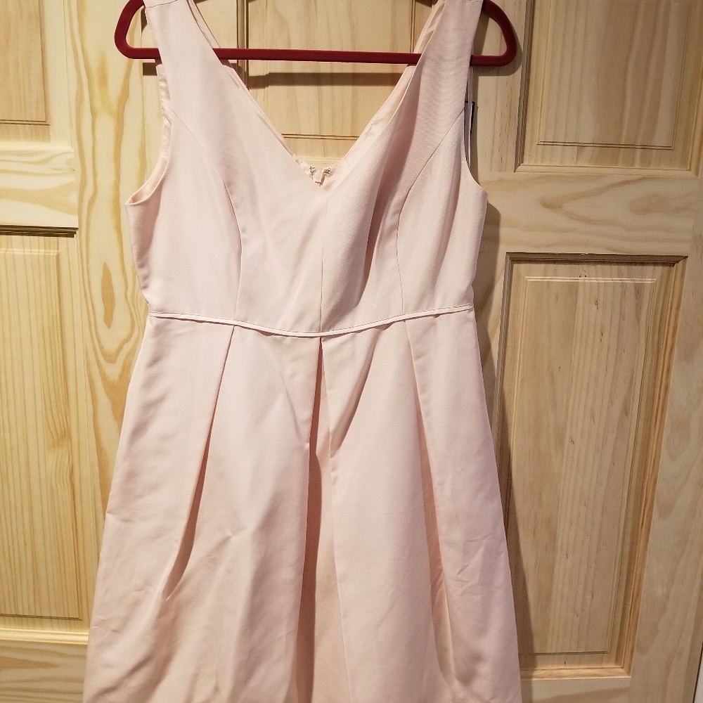 J Crew Pink V neck dress